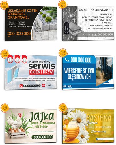 Tabliczka reklamowa szyld dibond 40x30 NADRUK udładanie kostki brukowej na Arena.pl