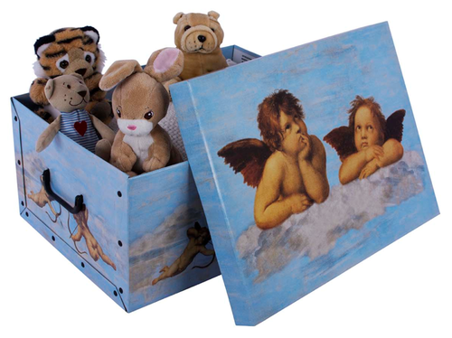 Pudełko kartonowe MINI ANIOŁKI BŁĘKITNE na Arena.pl