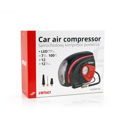 Kompresor samochodowy LED ACOMP-08 AMIO na Arena.pl