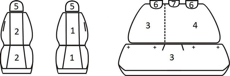 Pokrowce miarowe do Suzuki Vitara (2014r-....) zdjęcie 2