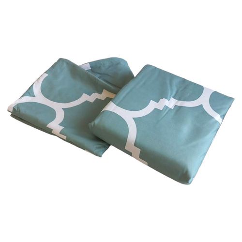 Pościel 200x200cm Mikrofibra 3-Częściowy Niebieski na Arena.pl