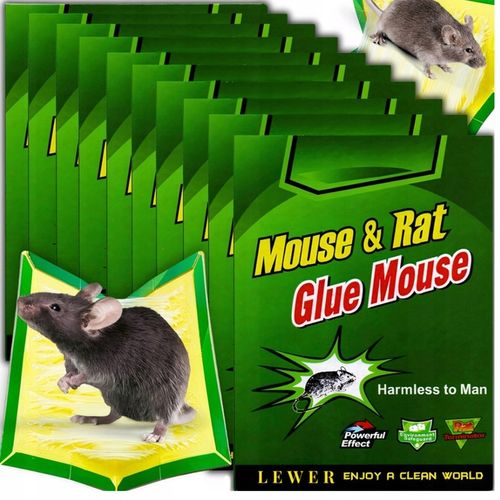 LEP NA MYSZY SZCZURY PUŁAPKA 30X ŁAPKA MYSZOŁAPKA SILNY MOCNY KLEJ na Arena.pl