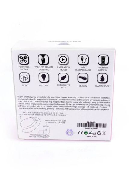 Wibrator Typu Podkówka Dla Obojga Partnerów - V-Vibe Pink Boss Series zdjęcie 10