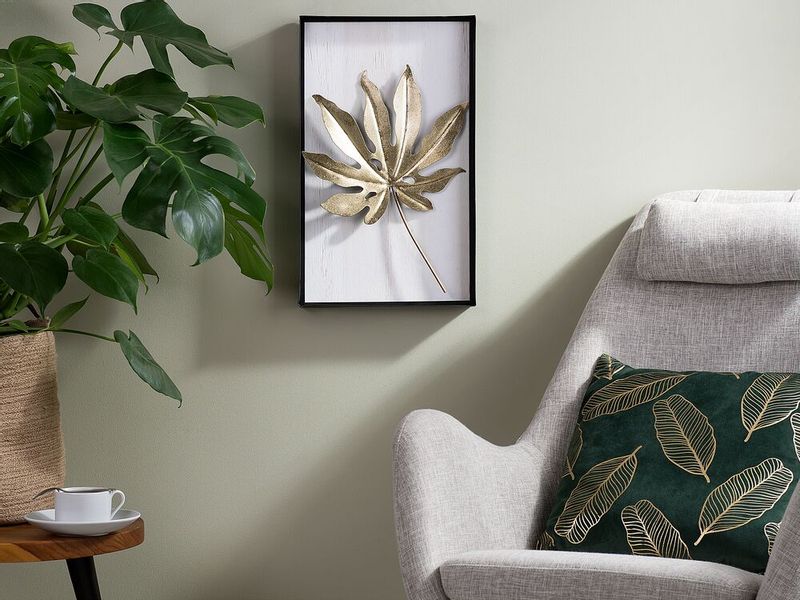 Dekoracja ścienna złota CURIUM zdjęcie 2