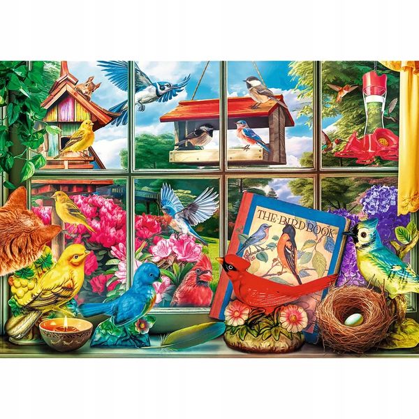 Puzzle 1000 Premiu Plus Tea Time Świat Ptakó 10850 zdjęcie 2