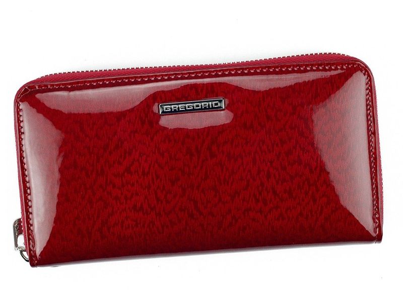 Portfel damski skórzany PELLUCCI PT-119 Czerwony zdjęcie 1