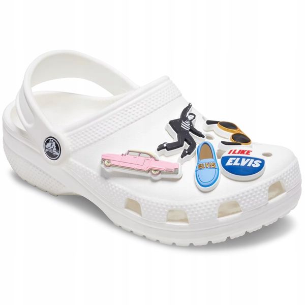 Crocs Przypinki Ozdoby Piny Charms Jibbitz Elvis 5pc zdjęcie 2