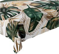 OBRUS PLAMOODPORNY NA STÓŁ 140X200 CM GŁADKI MATOWY GRUBY DEKORACYJNY 050