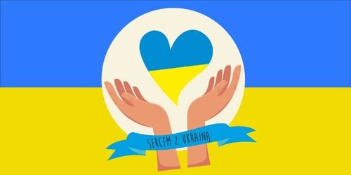 MAGNES NA samochód auto SOLIDARNI Z UKRAINĄ 2x na Arena.pl