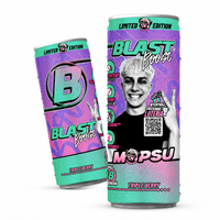napój gazowany z kofeiną blast boost tripple berry 250ml