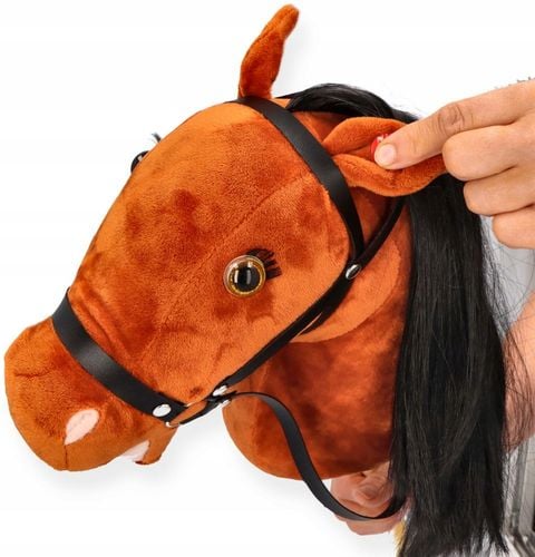 Premium Hobby Horse Konik na patyku Głowa konia kiju Skoczek FANTA CZESANIA na Arena.pl