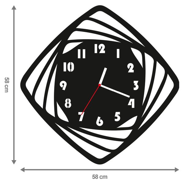 ZEGAR ŚCIENNY RETRO 58cm XXL 129.11 zdjęcie 1
