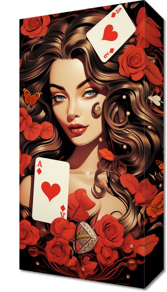 Obraz 20x40cm Różany Hazard zdjęcie 1