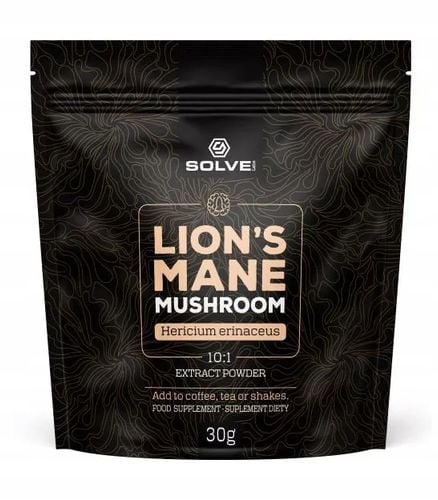 SOLVE LABS Lion's Mane Soplówka Jeżowata 10:1 proszek 30g na Arena.pl