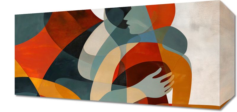 Obraz 40x20cm Objęcia zdjęcie 1