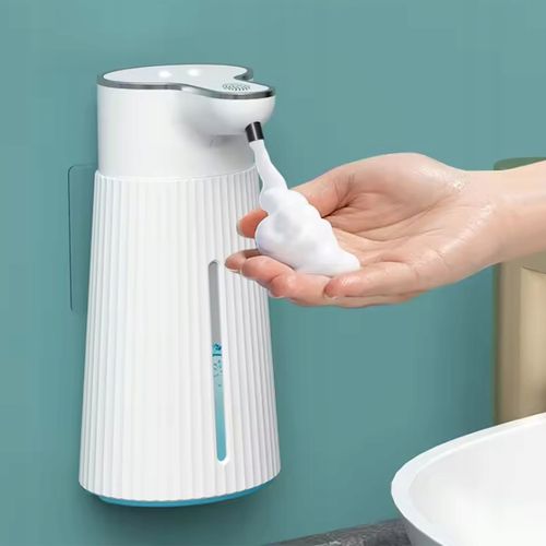 Bezdotykowy Dozownik Mydła Płynu 400ml Automatyczny Dyspenser Duży USB-C IR na Arena.pl