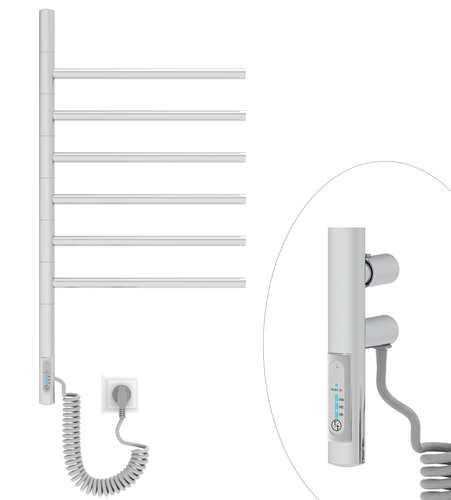 ELNA Grzejnik łazienkowy elektryczny Wertykal 6 Stal nierdzewna na Arena.pl