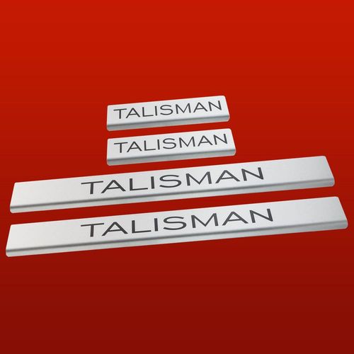 Listwa progowa RENAULT TALISMAN Stal nierdzewna 304 mat z czarnymi literami na Arena.pl