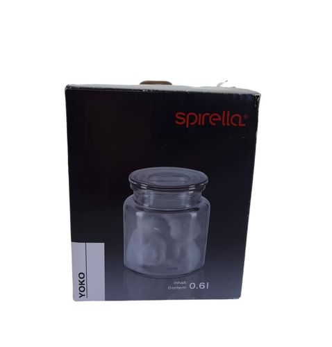 Szklany pojemnik Szary 0,6 L na Arena.pl