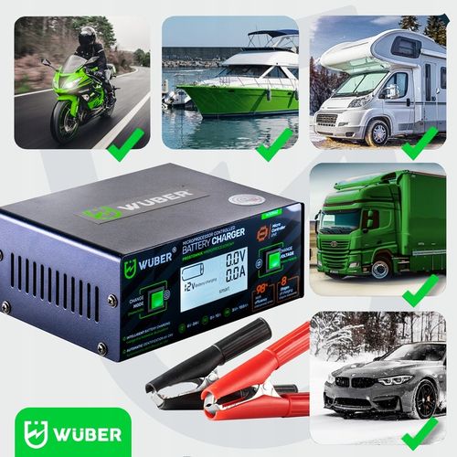 PROSTOWNIK 6/8/12/14/16/24V MIKROPROCESOROWY ŁADOWARKA DO AKUMULATORA 10A na Arena.pl