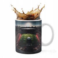 KUBEK CERAMICZNY 330ML DRUK - PIŁKA NOŻNA SPORT DRUŻYNA MECZ PUCHAR
