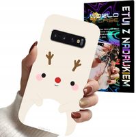 ETUI CASE DO SAMSUNG S10 PLUS - ŚWIĄTECZNE WZORY RENIFER MIKOŁAJ ŚWIĘTA