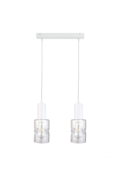 Lampa wisząca 2xE27 CROSS WHITE zdjęcie 1