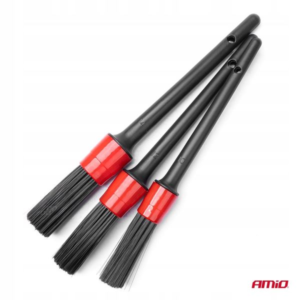 AMiO PĘDZLE PĘDZELKI DETAILINGOWE DO CZYSZCZENIA zdjęcie 3