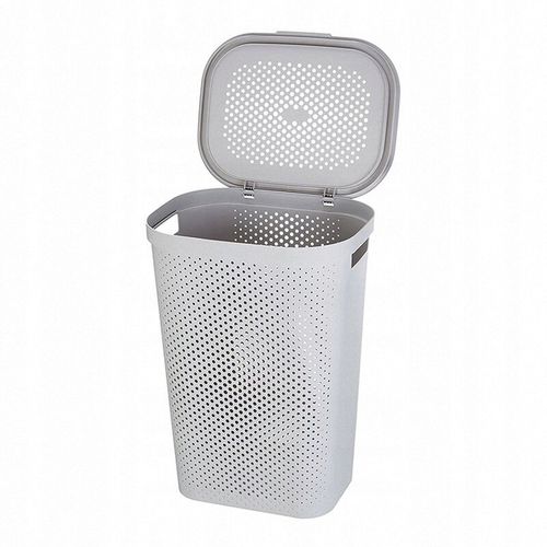 Kosz na Pranie Bieliznę Infinity Szary 60l CURVER Plastikowy Duży na Arena.pl