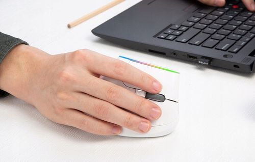 Bezprzewodowa Mysz Pionowa Delux M618c Ergonomiczna Myszka 2.4g Rgb 1600dpi na Arena.pl