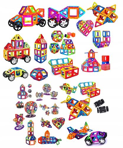 Zestaw Klocków Magnetycznych – Rozwój Kreatywności I Zabawa W Jednym! na Arena.pl