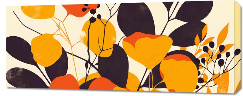 Obraz 100x40cm Ogrodowa Paleta zdjęcie 1