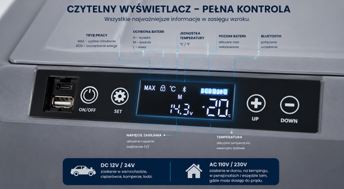 Lodówka-zamrażarka Abarqs IBF-41BT na Arena.pl