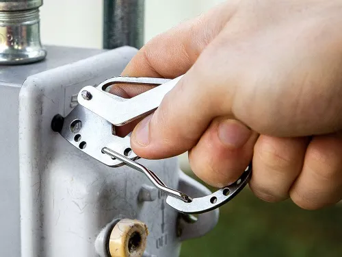 Brelok do kluczy karabińczyk survival multi-tool na Arena.pl