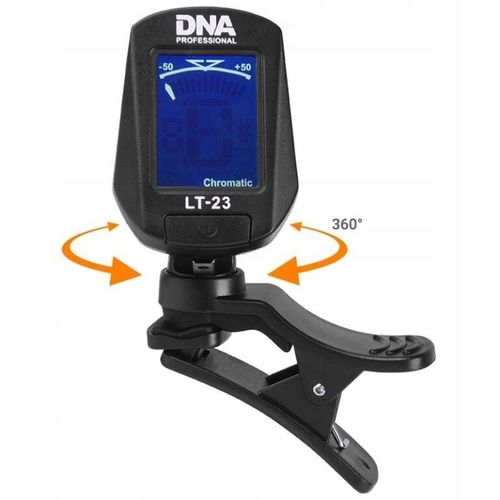 DNA LT23 STROIK GITAROWY TUNER CHROMATYCZNY DO GITARY BASU UKULELE NA KLIPS na Arena.pl