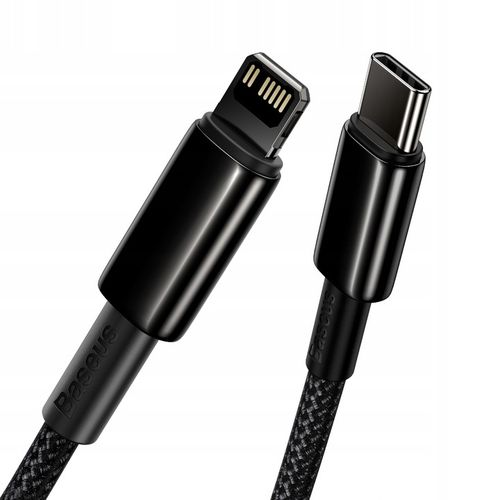 BASEUS KABEL USB-C SZYBKIE ŁADOWANIE DO IPHONE LIGHTNING PRZEWÓD PD 20W 2M na Arena.pl