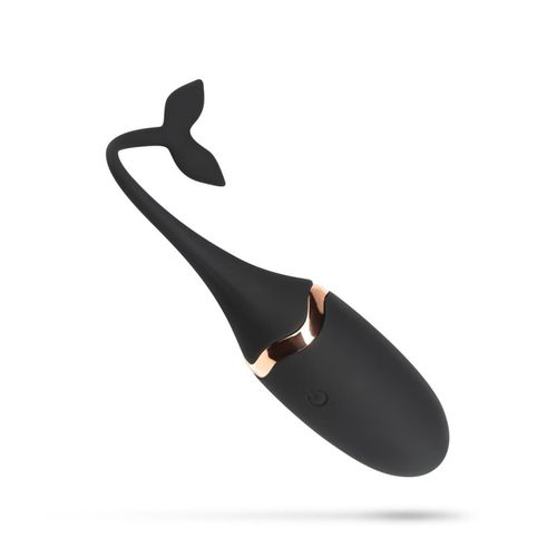 luxurious vibrating egg w/ remote control   black na Arena.pl