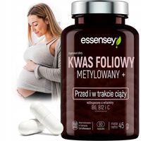 Kwas Foliowy METYLOWANY + Witamina B12 B6 C Ciąża Krew Układ Nerwowy FOLIAN