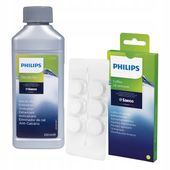 ZESTAW DO CZYSZCZENIA EKSPRESU PHILIPS tabletki CA6704 odkamieniacz