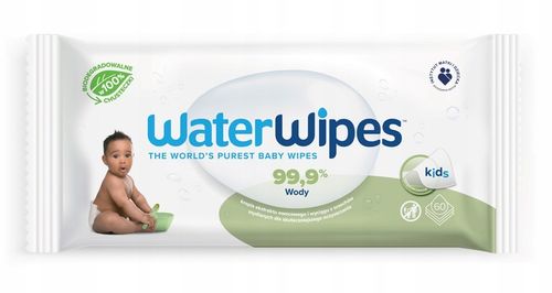 WaterWipes Chusteczki nawilżane 4x60 99,9 % WODY BIO DLA DZIECI na Arena.pl