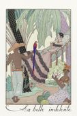 Plakat 61x91,5cm La Belle Indolente, Barbier Vintage do Salonu