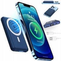 POWERBANK POWER BANK USB-C 10000 MAH USB MAGSAFE 15W SZYBKI DO TELEFONU LED