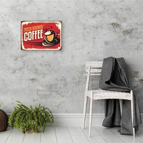 Deco Panel, Retro - świeża kawa 60x40 na Arena.pl