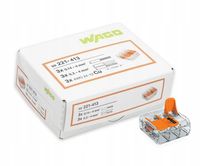 WAGO SZYBKOZŁĄCZKA KOSTKA WAGO 221-413 ZŁĄCZKA