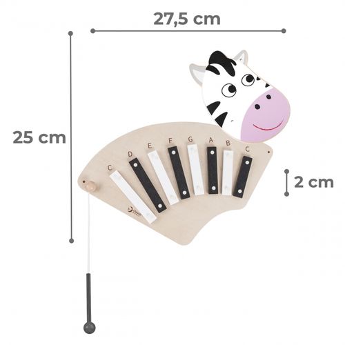 CLASSIC WORLD EDU Muzyczna Tablica Ścienna ZEBRA na Arena.pl