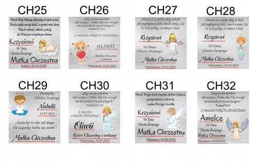 SREBRNY OBRAZEK PAMIĄTKA CHRZTU ŚWIĘTEGO ANIOŁEK ANIOŁ STRÓŻ CHRZEST GRAWER na Arena.pl