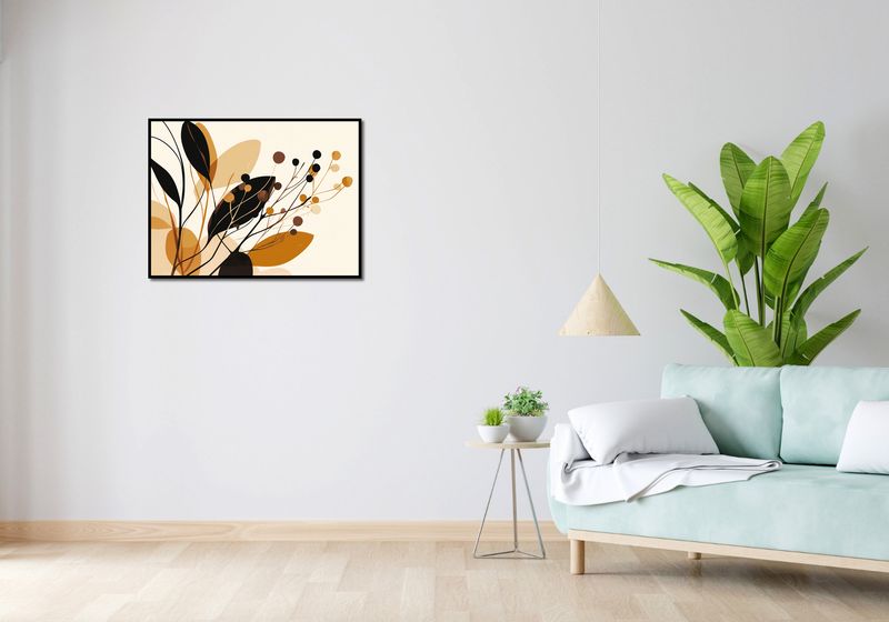 Plakat 80x60cm Jesienne Sylwety zdjęcie 4