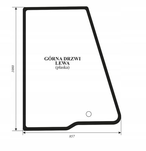 Szyba drzwi górna prawa JCB 3 CX 4 CX 827/30466 na Arena.pl