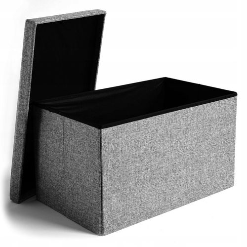 PUFA OTWIERANA TAPICEROWANA SKŁADANA POJEMNIK ZE SCHOWKIEM PODNÓŻEK XL na Arena.pl