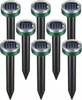 SILNY ODSTRASZACZ KRETÓW NA KRETY SOLARNY 8 SZTUK